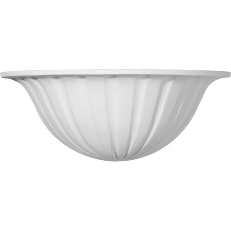 Ekena Millwork Wall Sconce, 4.88 in H, 12-3/4 in W, Factory Primed SCO12X06X04TR
